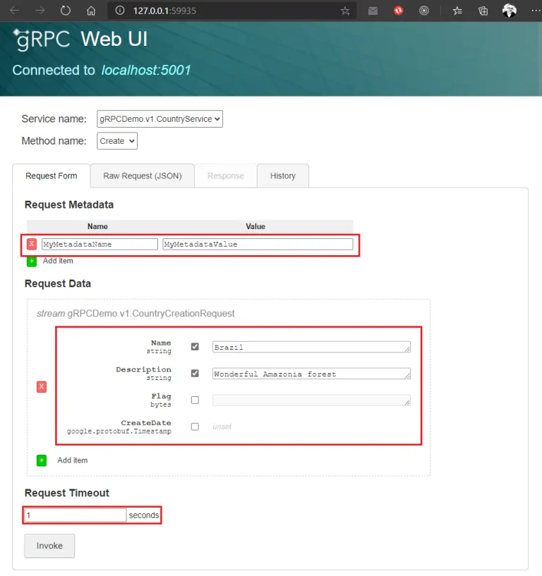 使用 gRPC-UI 调试.NET 5的gPRC服务