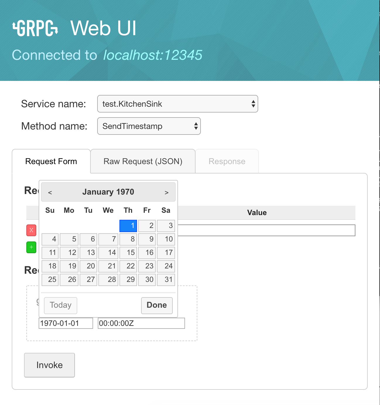 使用 gRPC-UI 调试.NET 5的gPRC服务